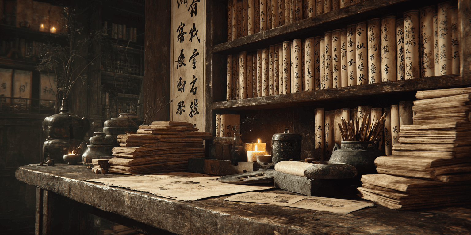 Ancient Chinese Scholars Study